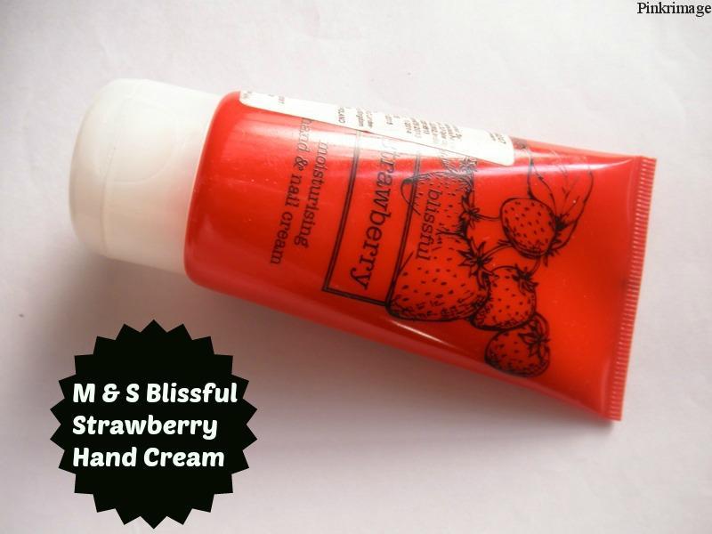 You are currently viewing Marks & Spencers Blissful Strawberry Hand Cream- Review & Swatches