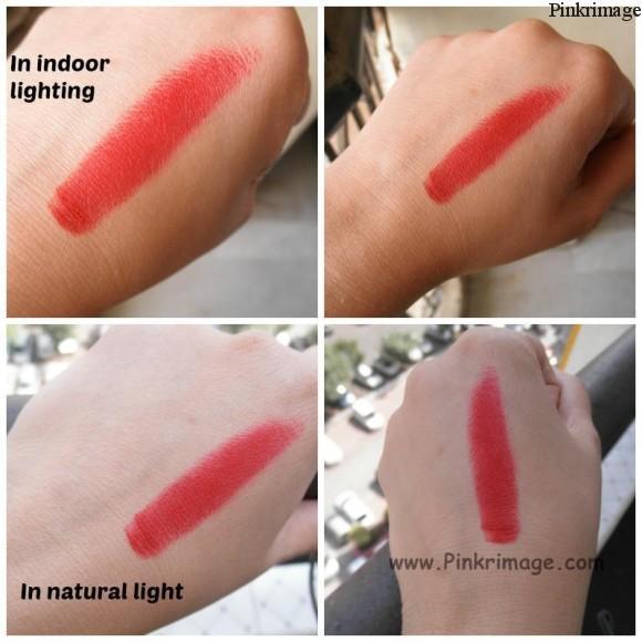 MAC Ruby Woo vs russian red