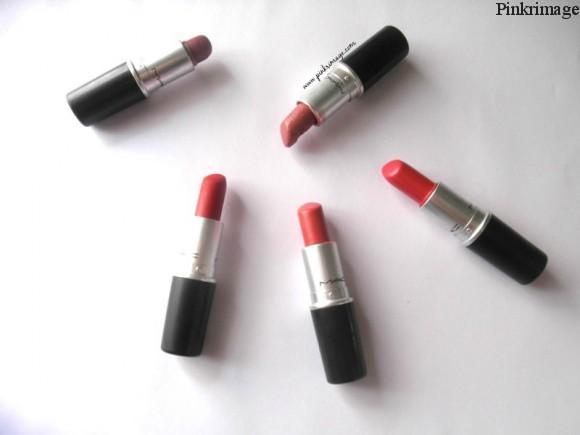 Read more about the article 6 MAC Lipsticks Swatches!