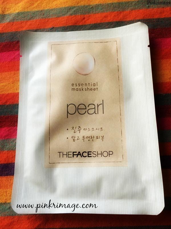You are currently viewing The Face Shop Pearl Essential Mask sheet: Review