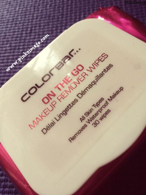 colorbar on the go makeup remover wipes review