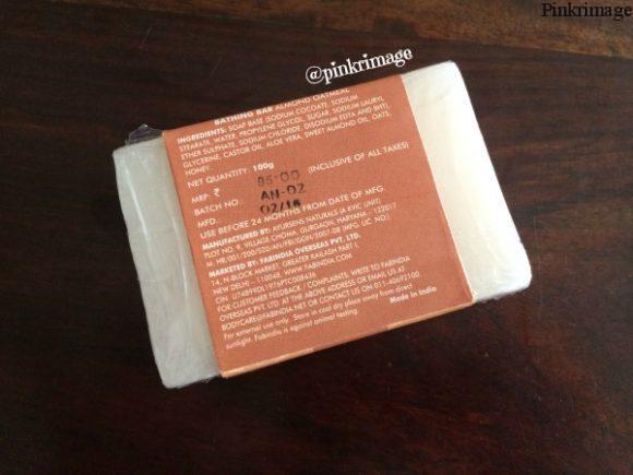 Fabindia almond oatmeal soap review (5)