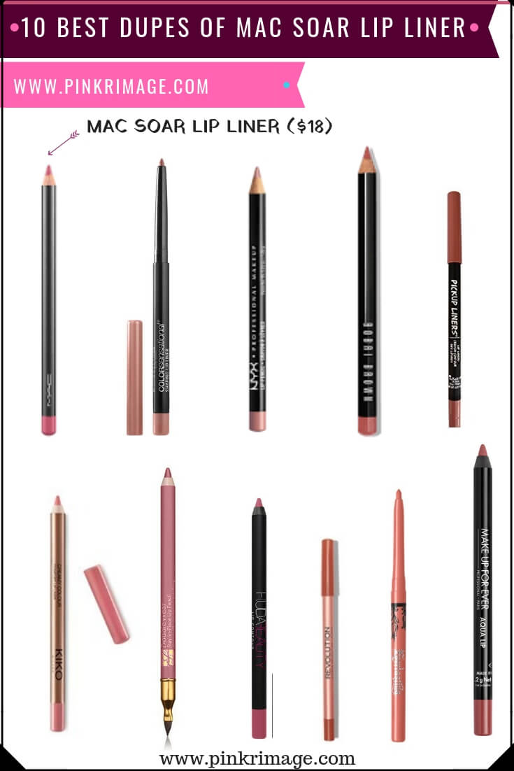 MAC Soar lip liner dupe