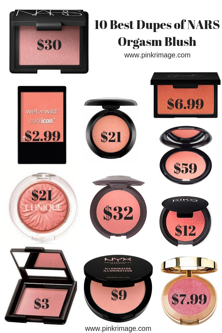 10 Best Dupes of NARS Orgasm Blush