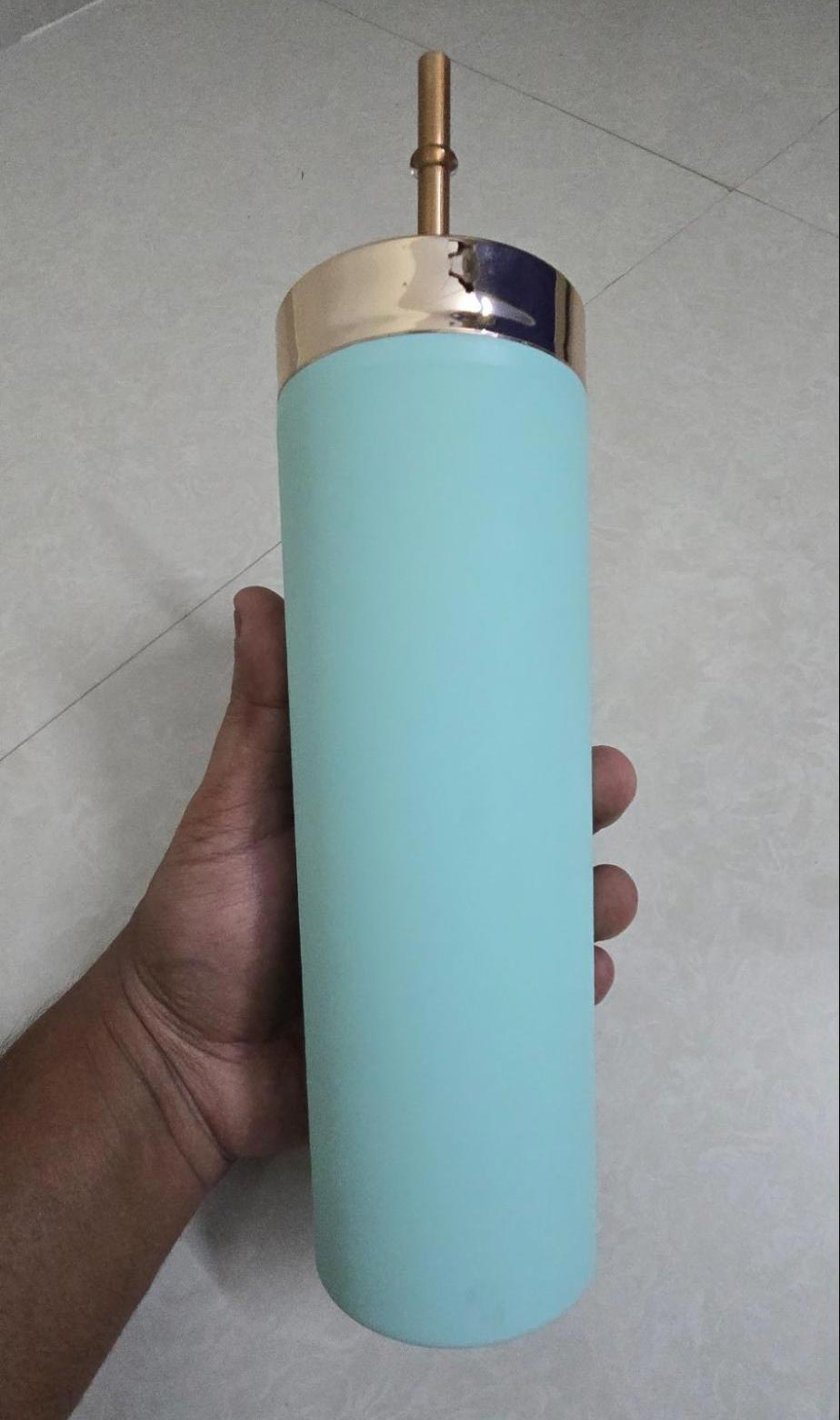 Frosted Sipper With Lid