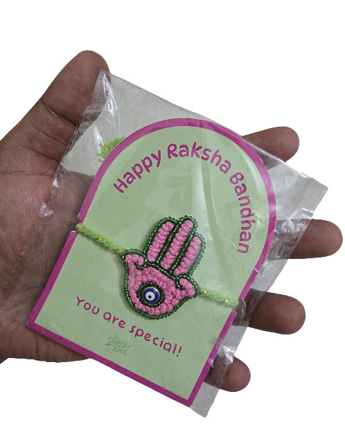 Hamsa Evil Eye Rakhi